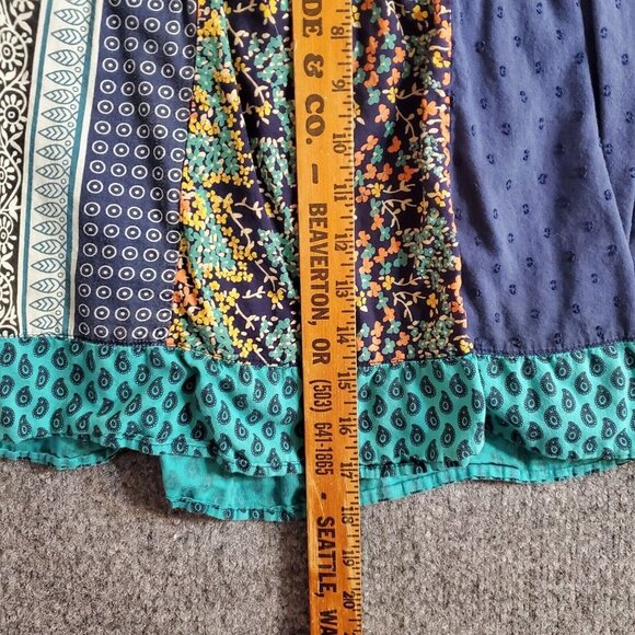 Y2K Confess Skirt Adult Women's Small Floral Patchwork Print 2000s Bratz Style - Picture 7 of 7